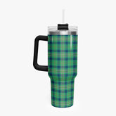 Kennedy Ancient Tartan Crest 40 oz Insulated Tumbler with Handle